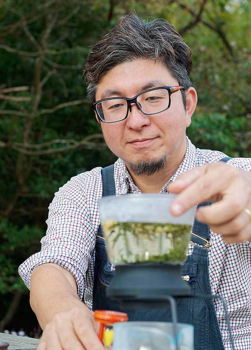 茶農家　野村俊介さん