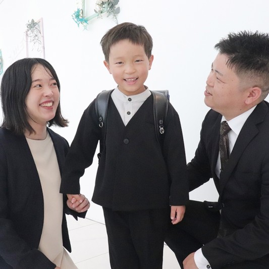 家族の記念日撮影