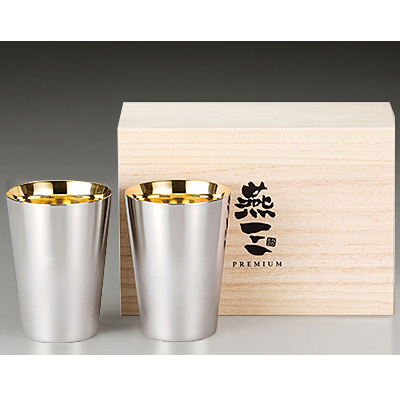 匠弥 ステンレスタンブラー270ml 2Pcs（内面金メッキ） | club117